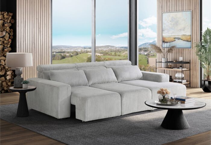 U5945 POWER ARMLESS RECLINER WITH 1 PILLOW
