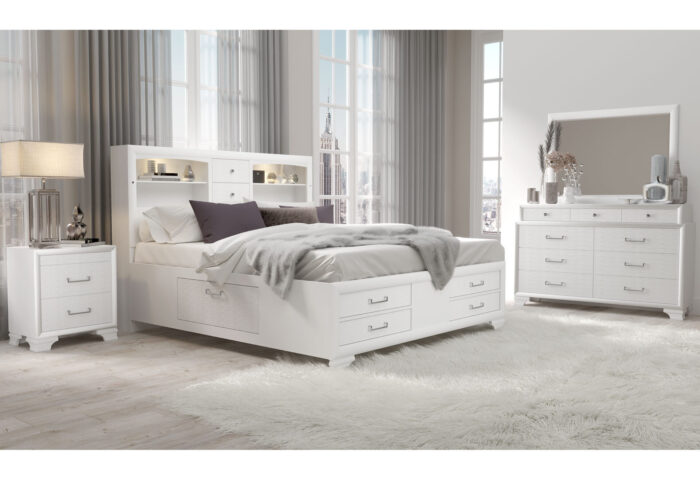 JORDYN WHITE FULL BED GROUP